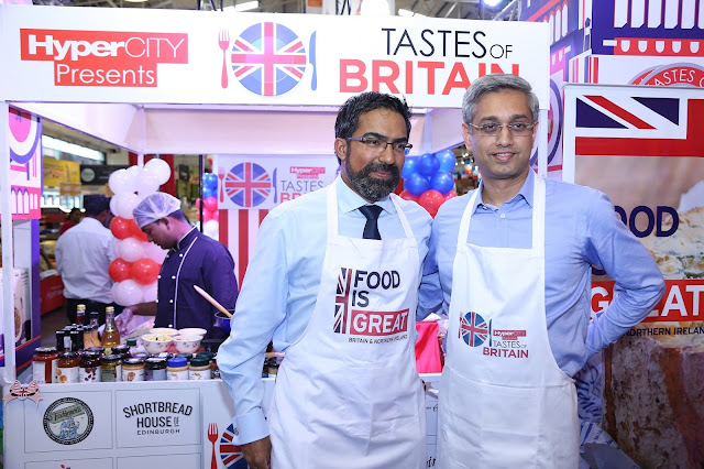 Mr. Kumar Iyer and Mr. Ramesh Menon at HyperCITY Malad store for the unveiling of Tastes of Britain 