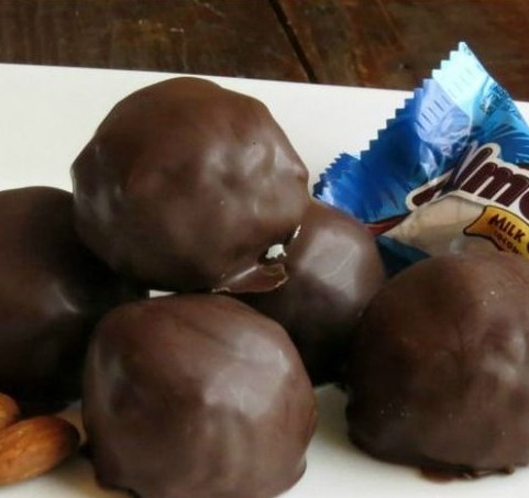 ALMOND JOY TRUFFLES RECIPE #chocolate #candy