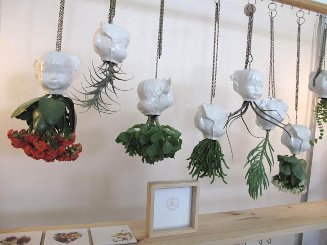 Bettie Doll hanging planters made Skermunkil.com - Photo by Keri Muller