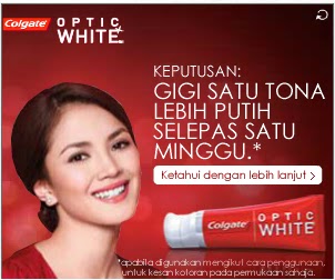 Colgate Optic White + Fazura = Ohsemmmm haku punyer suke