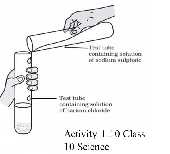 Explain Activity 1.10 Class 10 NCERT Science