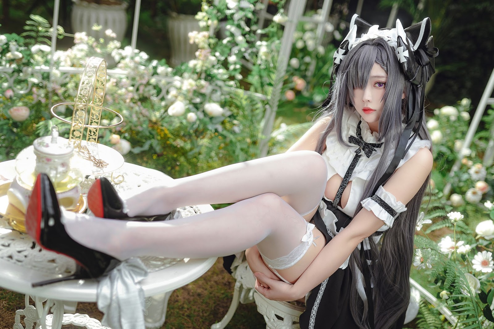 Cosplay 宮本桜 奥古斯特 女仆装