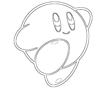 #14 Kirby Coloring Page