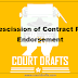 Rescision Of Contract Per Endorsement 