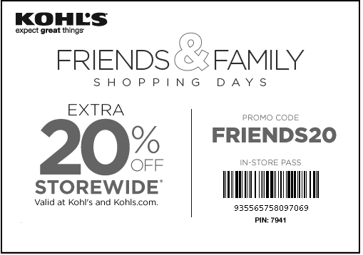 kohls coupons