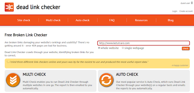 4 Cara Mudah Mengecek Broken Link di Blog (Free)