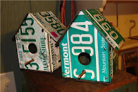 License Plate Birdhouse