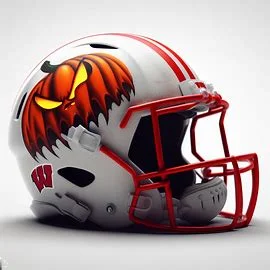 Wisconsin Badgers Halloween Concept Helmets