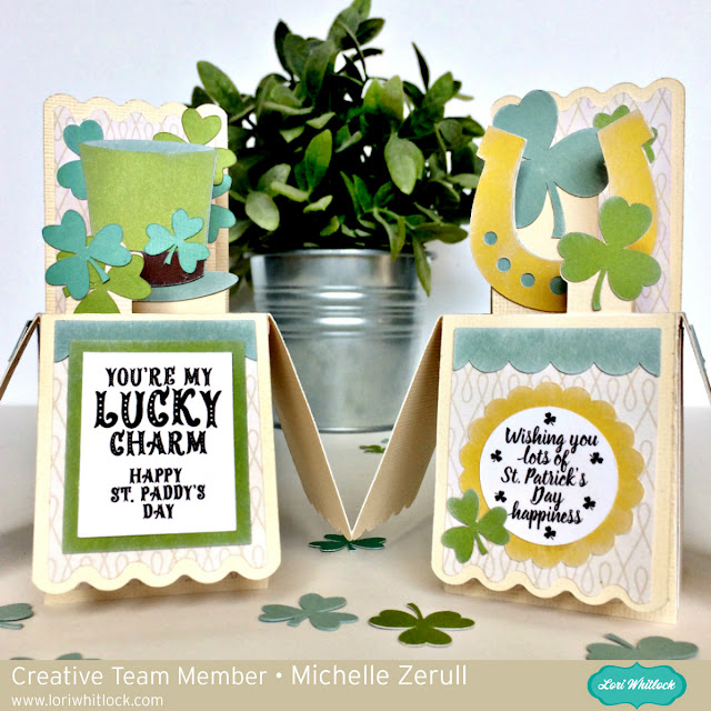 3D Shamrock St Patrick's Day Box Cards with Silhouette Cameo