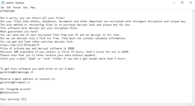 ransomware booa note to decrypt