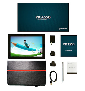 Simbans PicassoTab 10.1 inch Android Tablet and 3 Bonus items