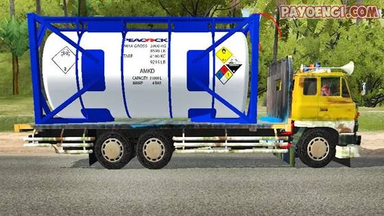 mod fuso goprak iso tank