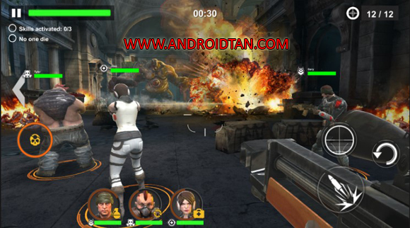 Free Download DEAD WARFARE: Zombie Mod Apk + Data v1.2.13 (Unlimited Health/Ammo) Android Terbaru Latest Version 2017