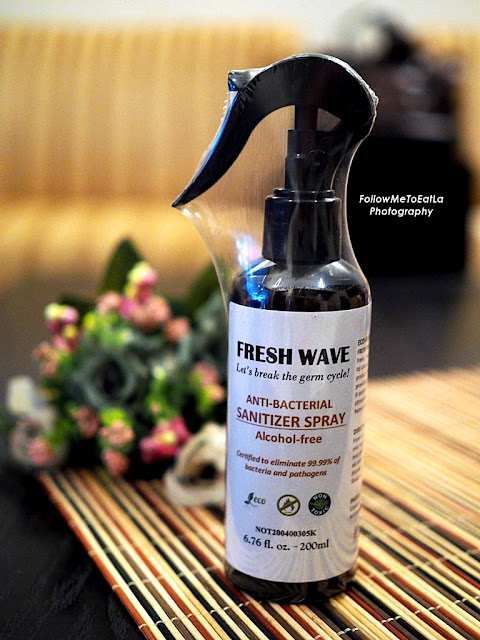 FRESH WAVE anti-bacterial sanitiser spray