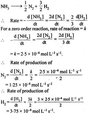 Solutions Class 12 Chemistry Chapter-4 (Chemical Kinetics)