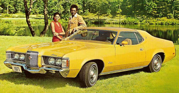 A 1971 Mercury Cougar We affectionately referred to her as the Banana 