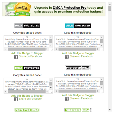 How To Get DMCA Protection For Your Blogger Blog