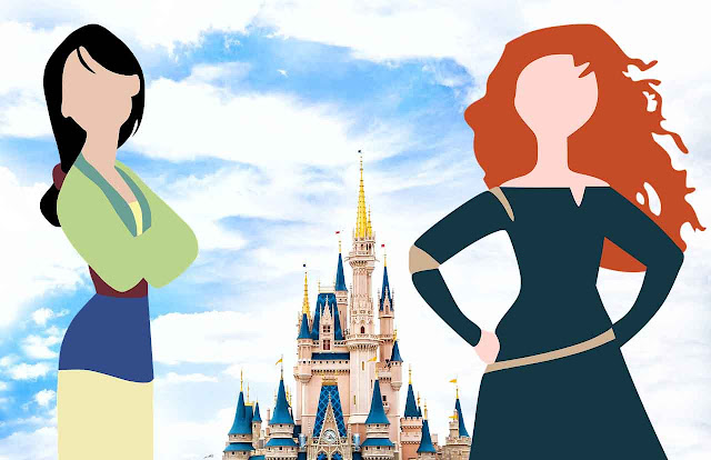 Mulan et Merida