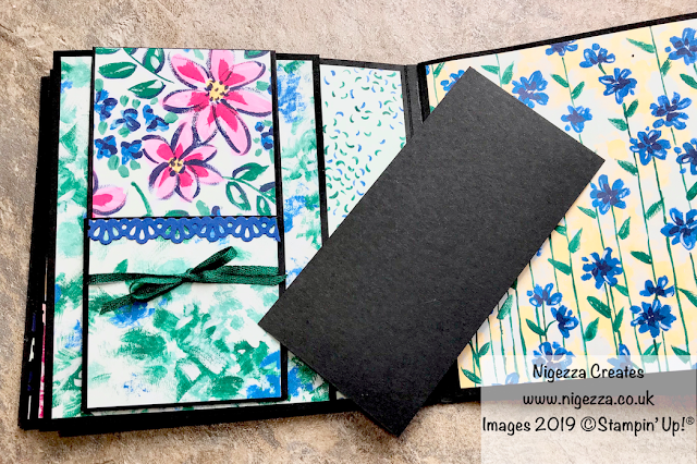 Nigezza Creates. Stampin' Up!® Garden Impressions Mini Album Part 3: Photo Mats & Pocket Inserts