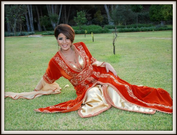 Caftan rouge