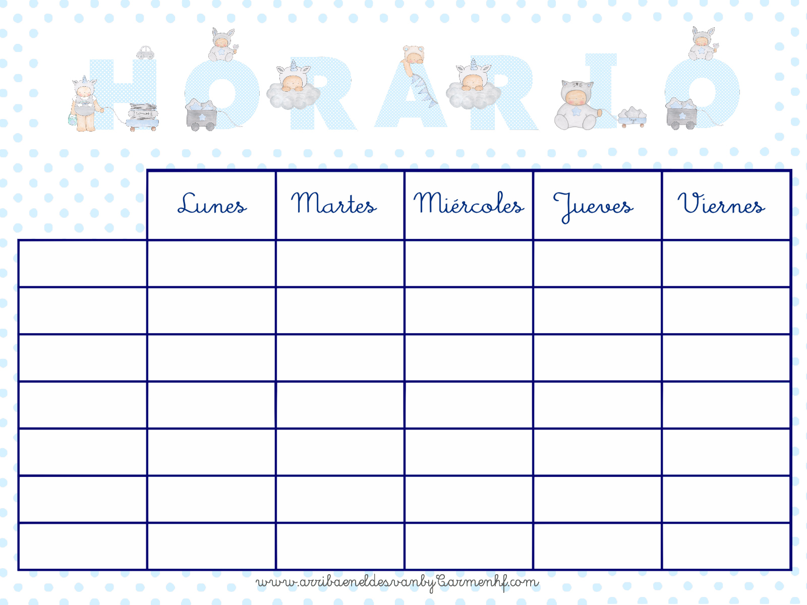 Gratis Para Imprimir Nuevos Horarios Escolares imprimir horarios escolares gratis