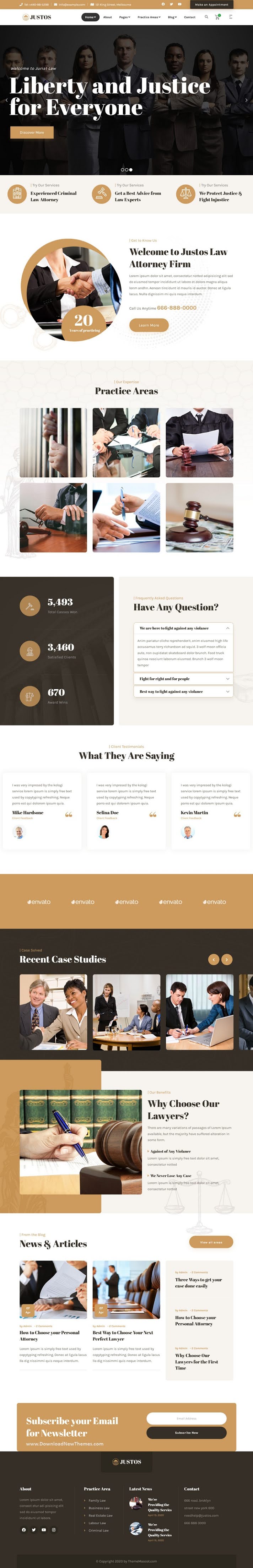 Attorney Lawyer HTML Template