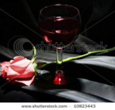 Romantic night and delicious candy red Wines