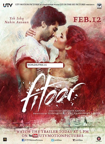 Fitoor 2015 Hindi 480p BrRip 350MB, 2015 hindi movie fitoor free download bluray brrip 480p compressed small size 300mb or 400mb or watch online single link at https://allhdmoviesd.blogspot.in/
