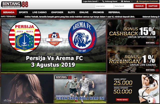 Tebak Skor Bola - Persija Vs Arema FC 3 Agustus 2019