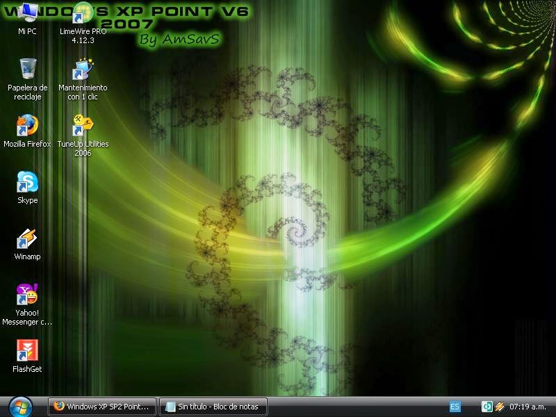 Windows XP Point v6 SP2 Full Español - Gamezfull