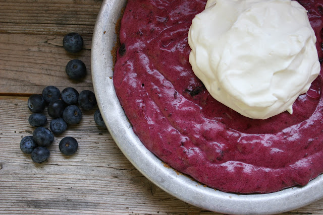 Blueberry Icebox Pie