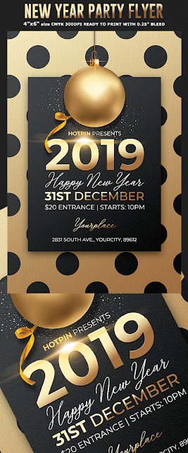  Classy New Year Invitation Flyer