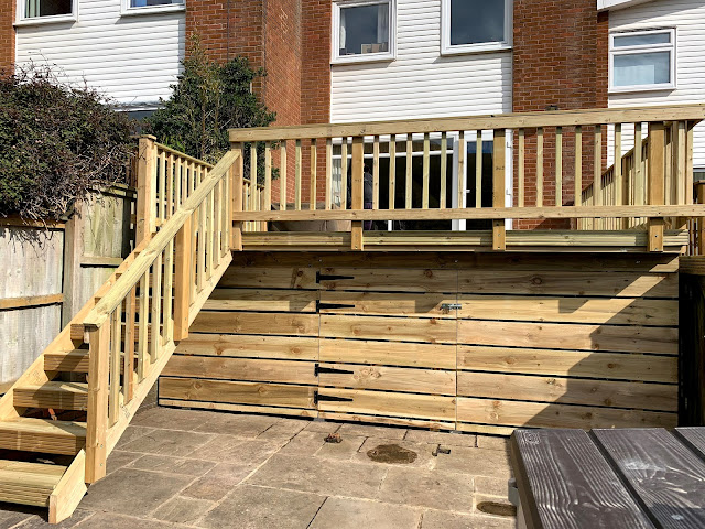 Timber decking Aberdovey