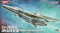 Hasegawa 1/72 Sv-262Hs Draken III Roid Macross Delta (65865) English Color Guide & Paint Conversion Chart