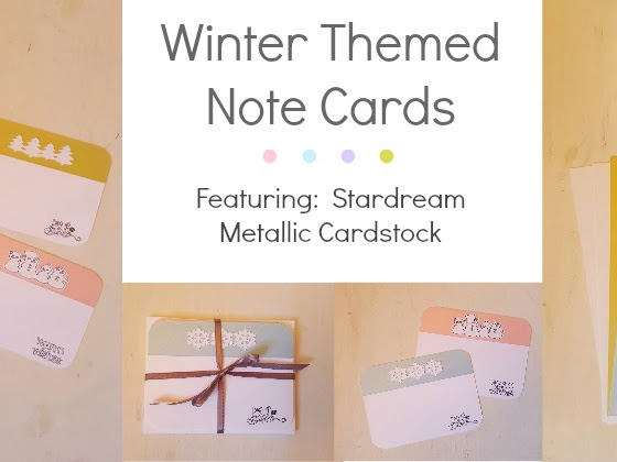 Winter Themed Stardream Note Cards