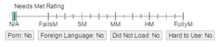 Needs Met Rating Slider