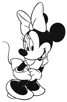 Minnie mouse coloring pages