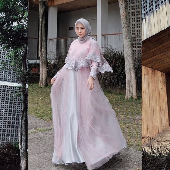  Macam Macam Model Lengan Baju  Gamis Sekarang Hijab Muslimah