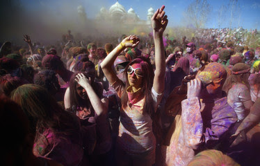 Holi celbration with colour, why is holi celebrated in india why do we celebrate holi with colours how is holi celebrated answer about holi festival in english values of holi holi traditions why is diwali celebrated