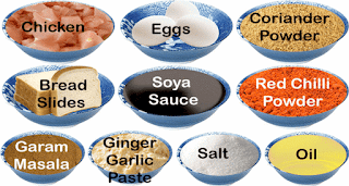 Chicken Bread Snack Ingredients