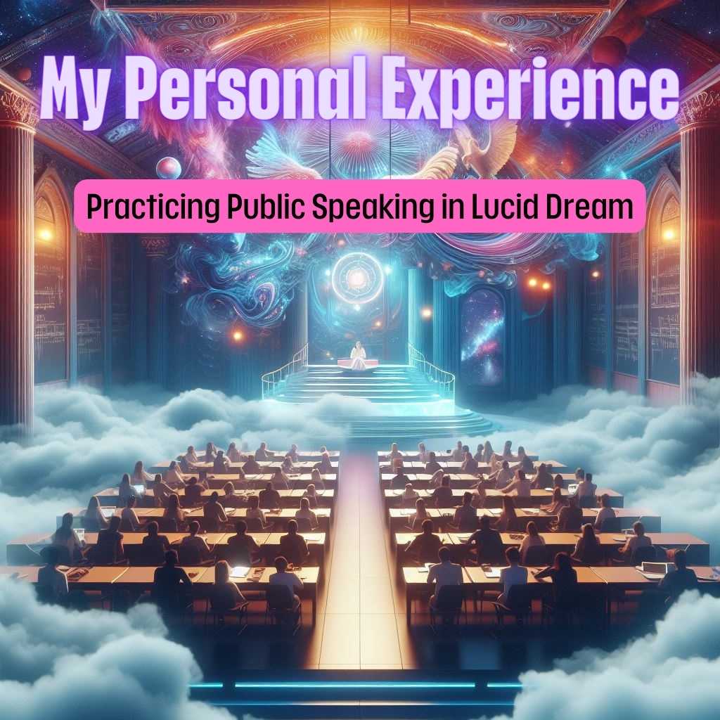 Public speaking in lucid dreaming