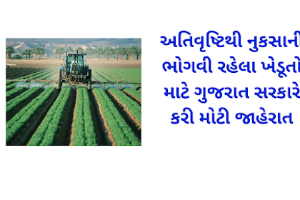 The Gujarat government has made a big announcement for the farmers 