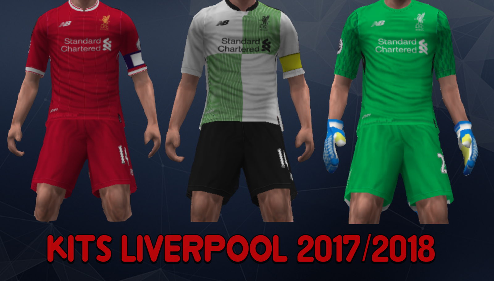 Texture Kits Liverpool 17/18 PES PSP | Mariokaze