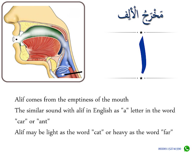 The Articulation Point of Alif Madd