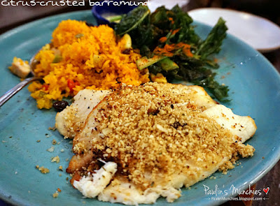 Citrus-crusted barramundi - Fish & Co at Westgate - Paulin's Munchies