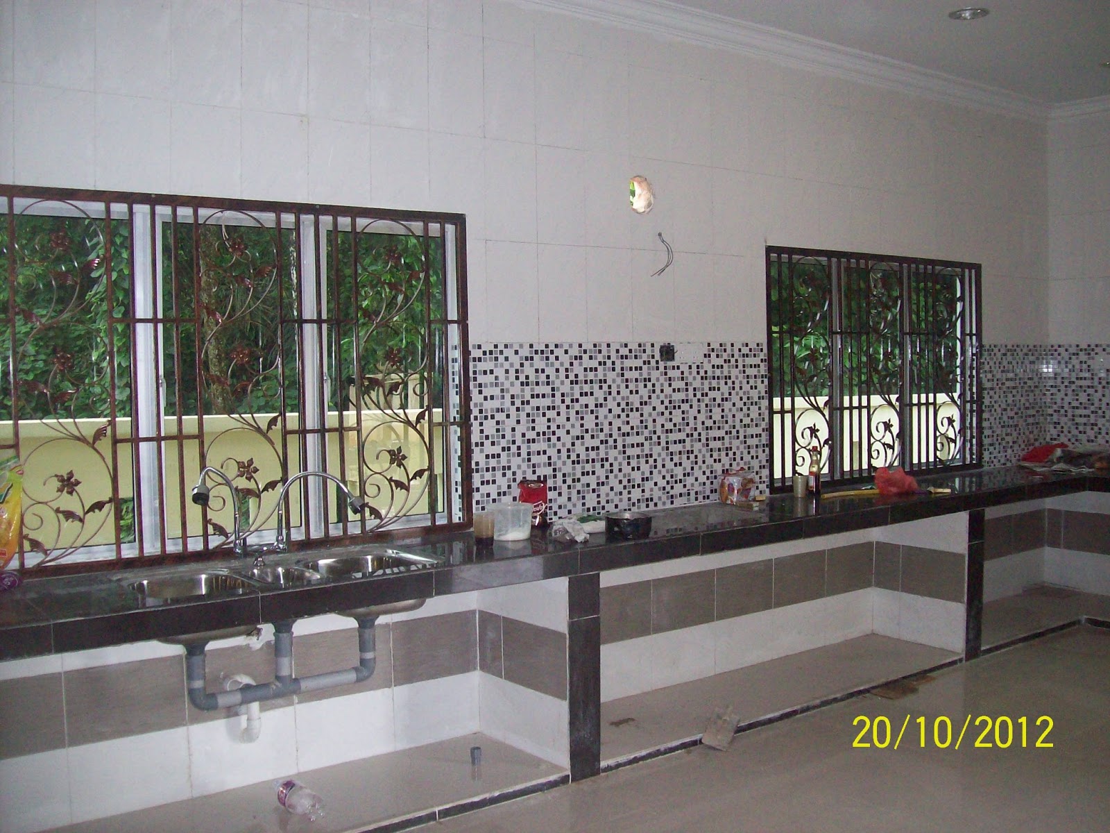 Contoh Jubin Dinding  Dapur Desainrumahid com