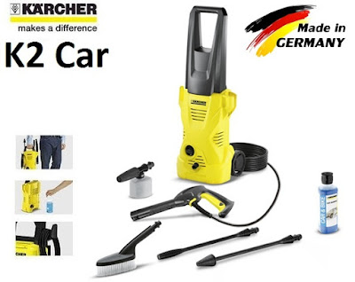 Với Karcher K2 Compact Car, chị em dễ dàng tự rửa xe tại nhà