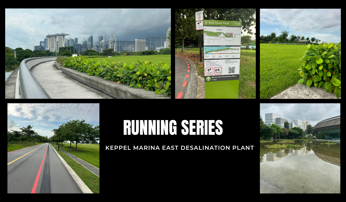 Keppel Marina East Desalination Plant : Running Route
