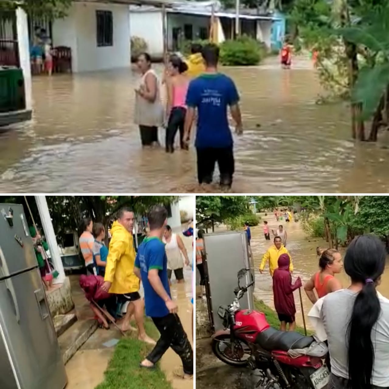 Río Caño Seco inundó 10 viviendas en Las Delicias y Esperanza Panamericana