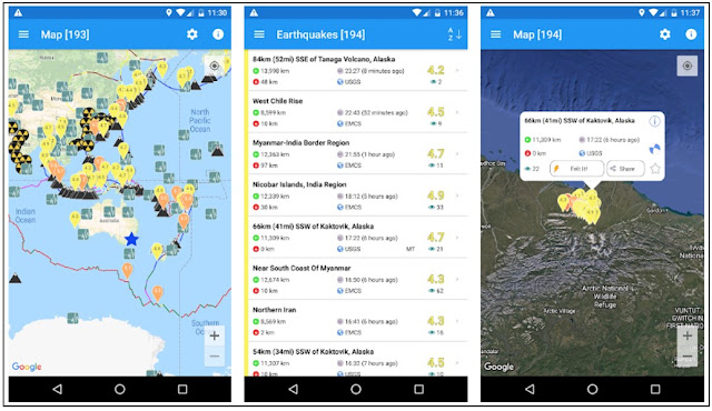 Aplikasi Android Pendeteksi Gempa Bumi